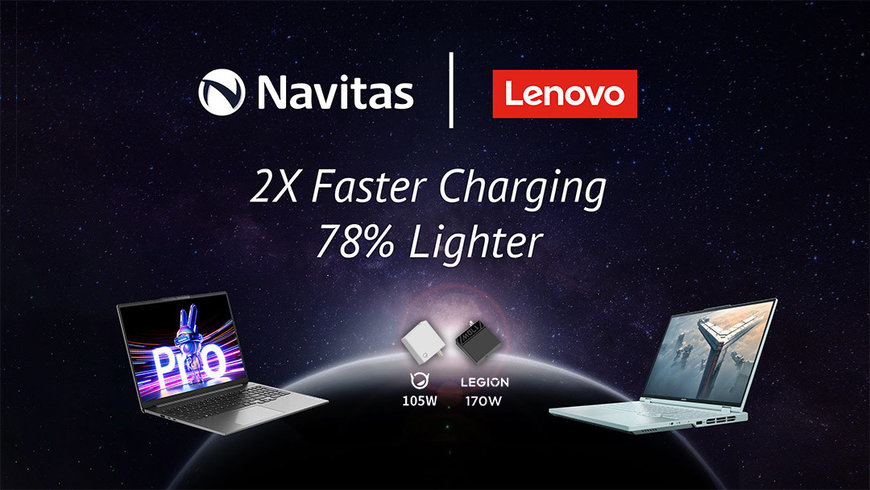 Navitas Drives Lenovo’s Mobile Fast Charger Development