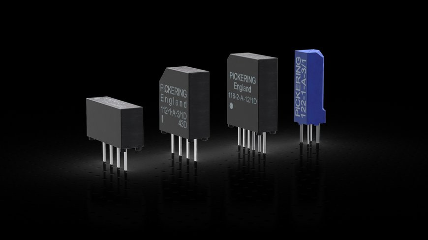 Pickering doubles power ratings, expanding high-spec options for popular reed relays