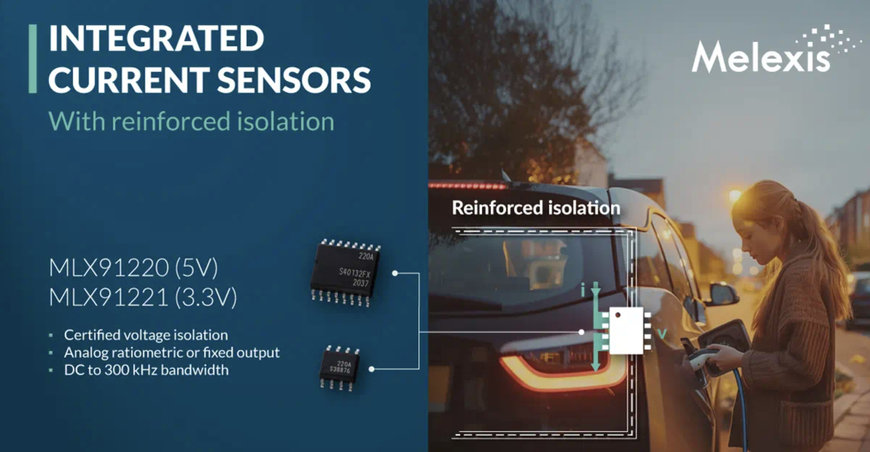 MELEXIS BRINGS REINFORCED ISOLATION (RI) FOR ITS INTEGRATED CURRENT SENSORS