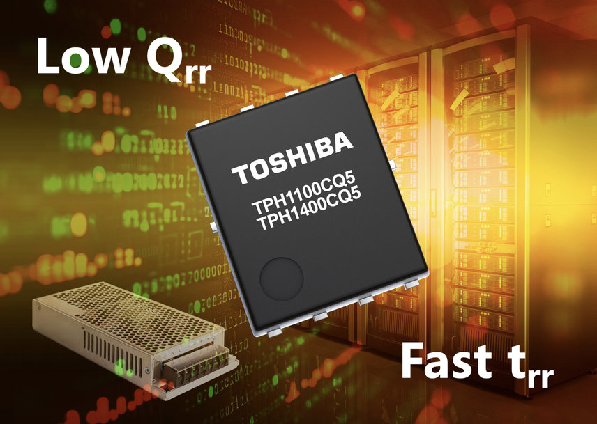 TOSHIBA EXTENDS 150V N-CHANNEL POWER U-MOS X-H MOSFET LINEUP TO REDUCE POWER CONSUMPTION FOR POWER SUPPLIES