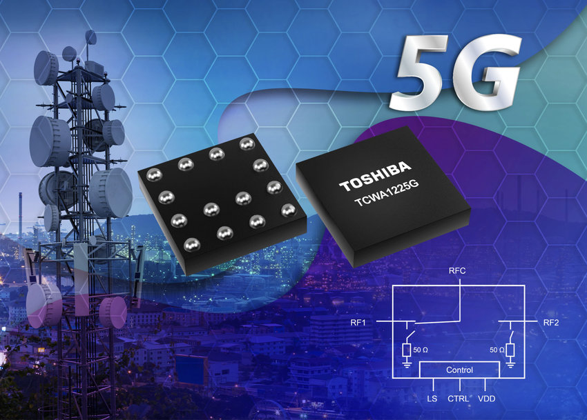 TOSHIBA ANNOUNCES NEW SPDT RF SWITCH IN A COMPACT PACKAGE