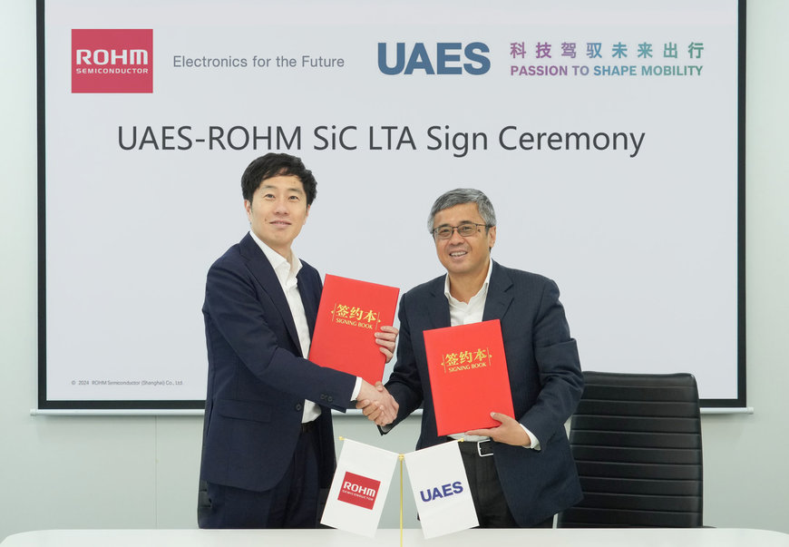 ROHM and UAES Sign a Long-Term Supply Agreement for SiC Power Devices