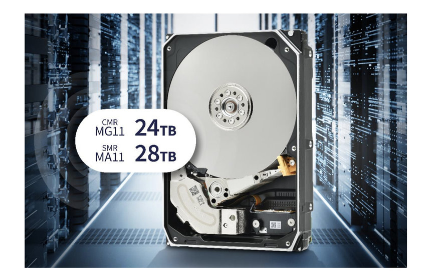 Toshiba Announces 24TB CMR and 28TB SMR Enterprise Hard Disk Drives