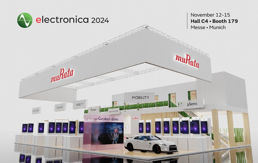 Murata to showcase innovative solutions for mobility, medical and more at its Electronica stand this November