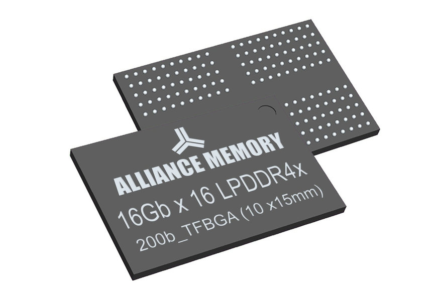 Alliance Memory's New 16Gb LPDDR4X SDRAM Delivers High Performance and Efficiency