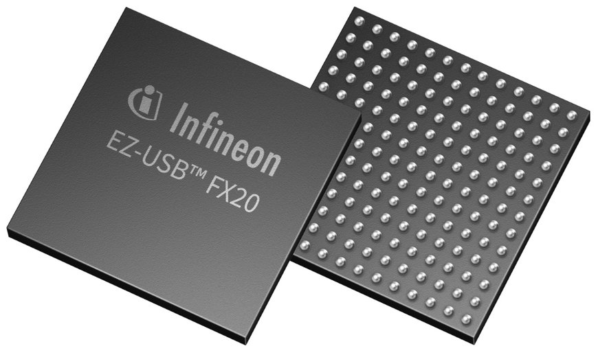 Infineon introduces the industry's first 20 Gbps universal USB peripheral controller