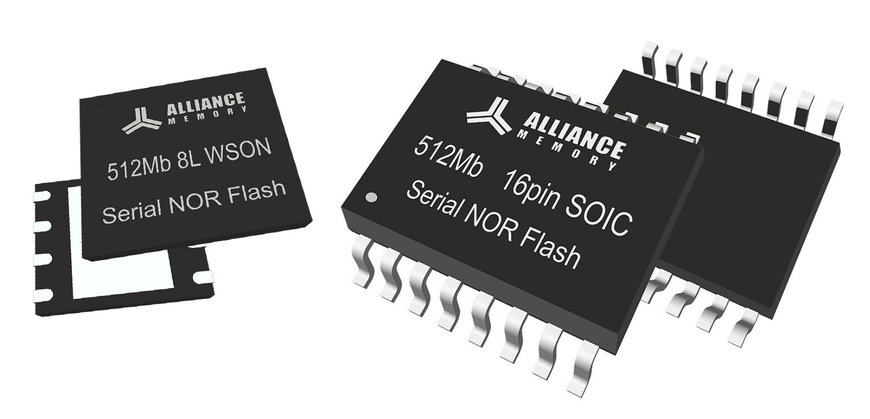 Alliance Memory Expands Serial NOR Flash Portfolio With New High-Density Devices